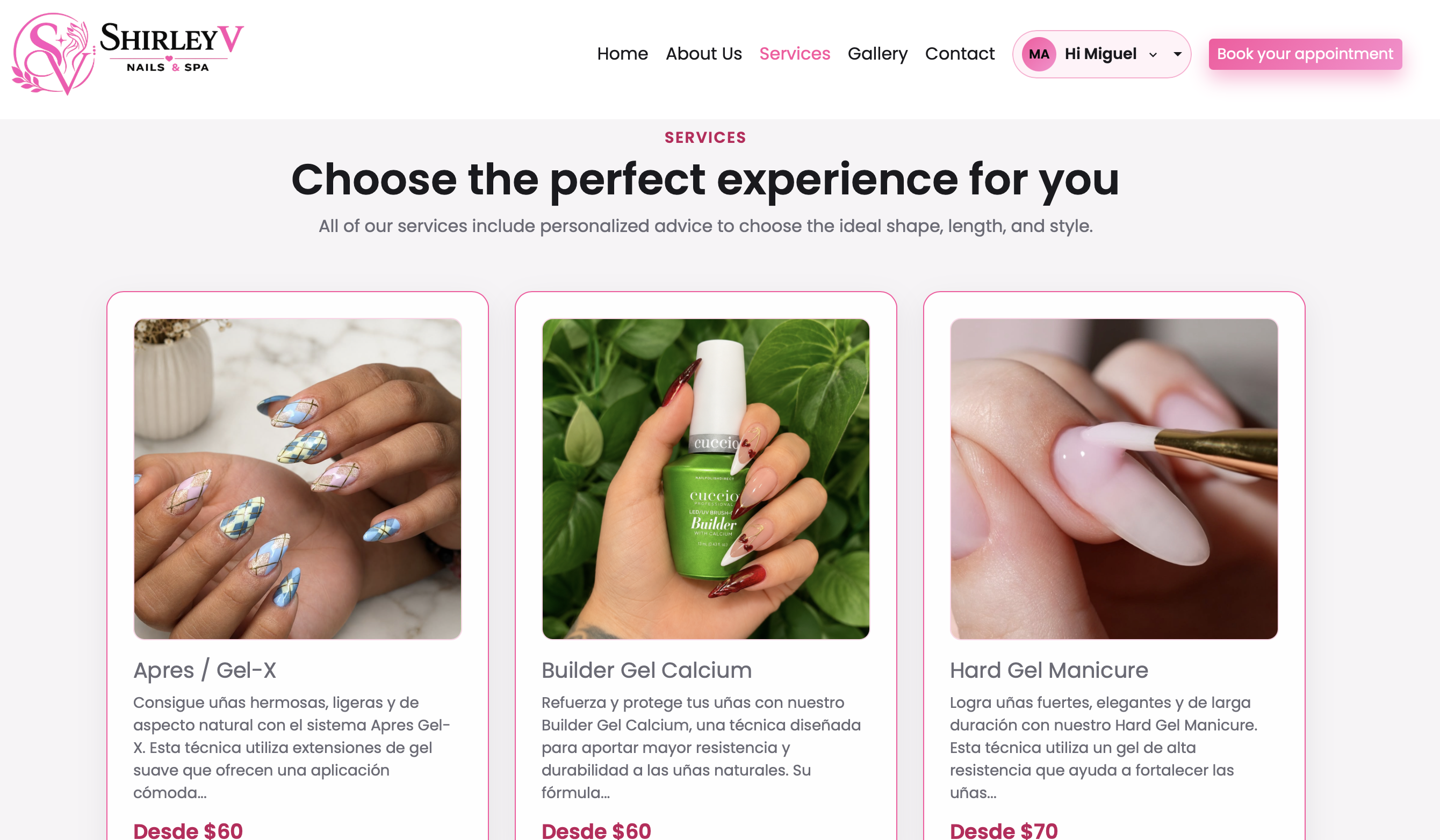 Public website + CMS