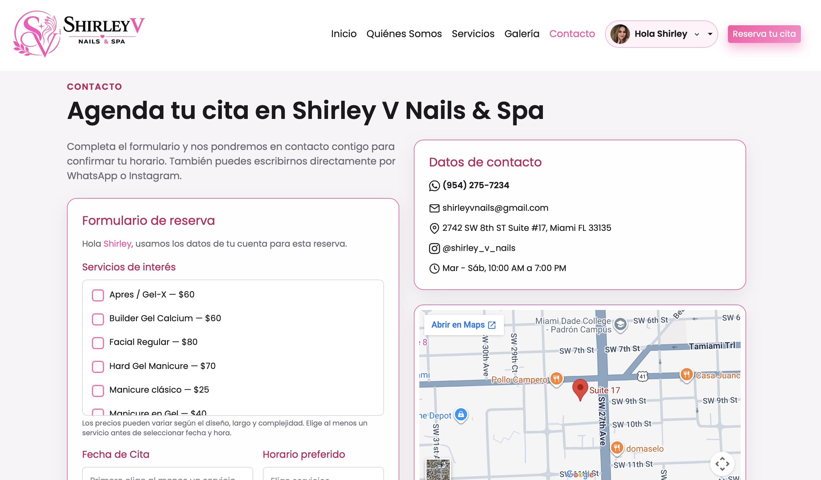 Reservas online inteligentes